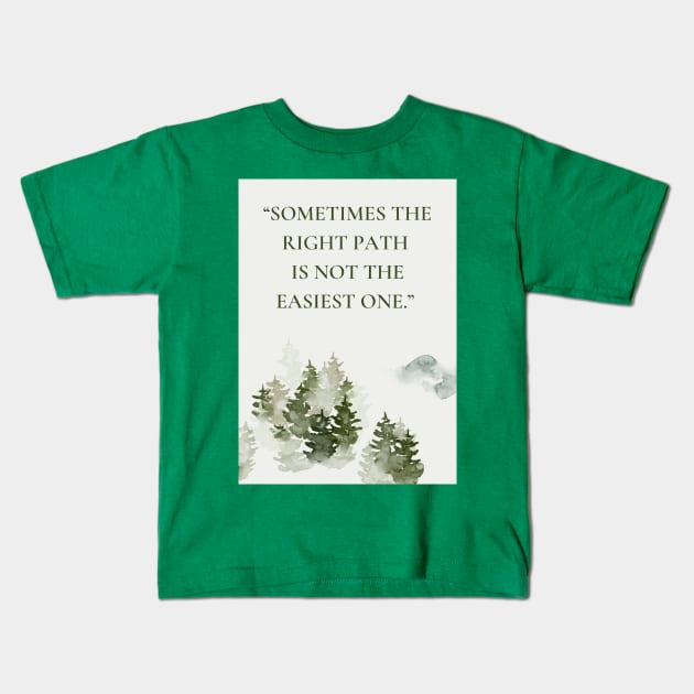 The Right Path Kids T-Shirt by The Bandwagon Society